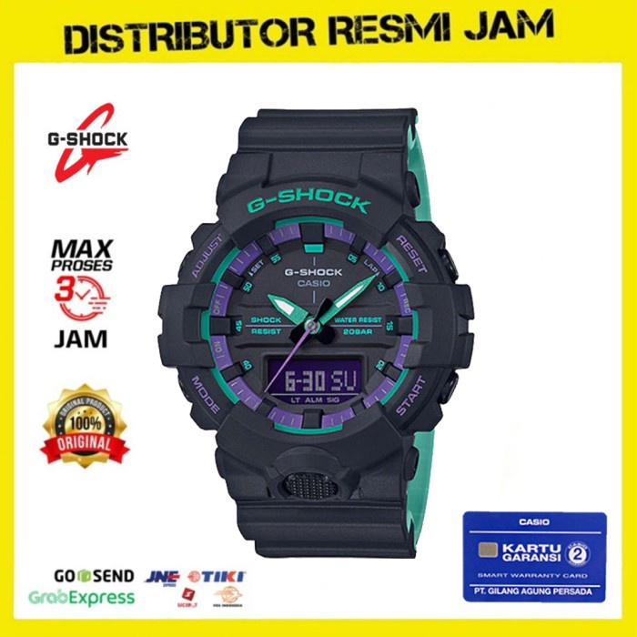 GShock GA-800BL-1ADR GA-800 GA800BL GA800 Garansi Resmi 2 Tahun