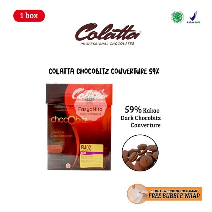 

Colatta Chocobitz Dark Couverture Coklat [1 Box] - FasyAnita Mart Denpasar
