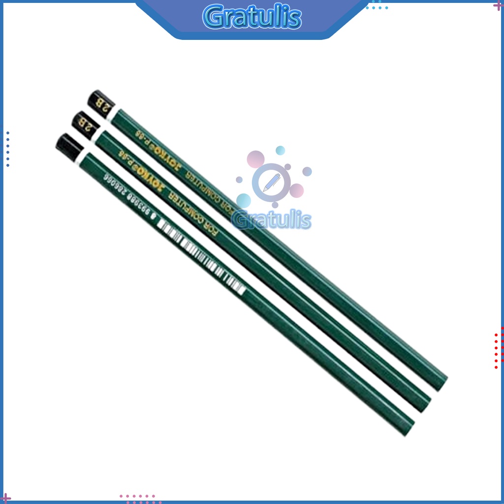 

PENSIL 2B JOYKO [P-88] / ALAT TULIS UJIAN KOMPUTER / PENCIL GAMBAR