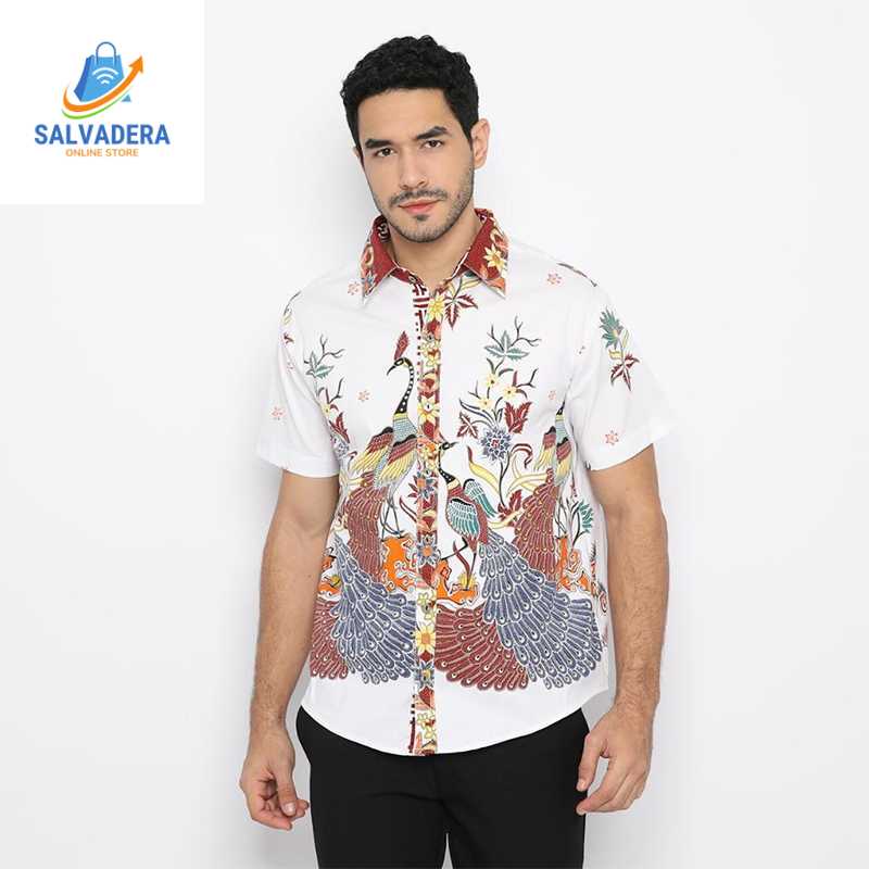 Javier Kemeja Batik Pria Lengan Pendek VM Cheongsam Changsan