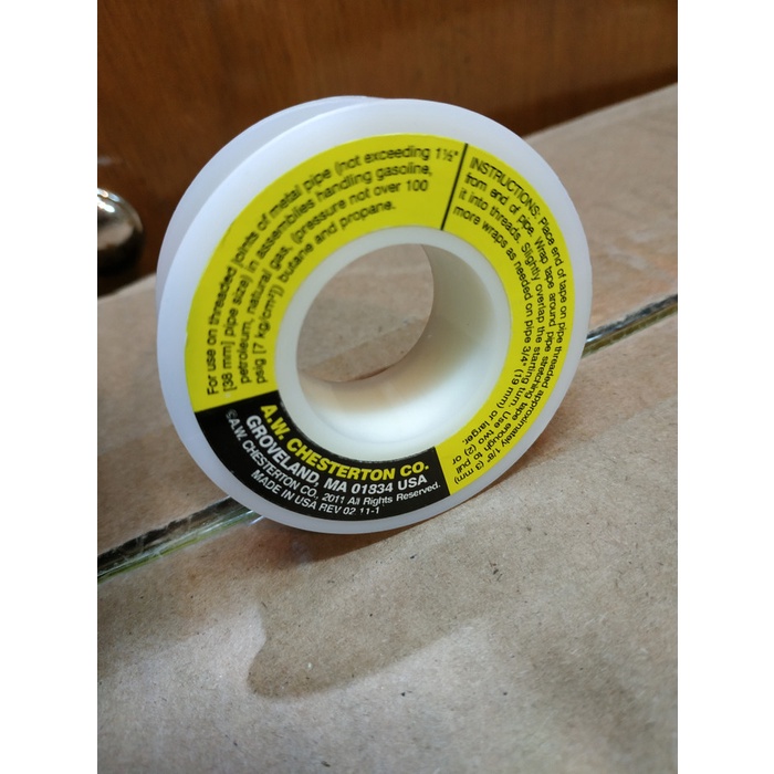 

Seal tape chesterton GOLD END untuk pipa gas. - panjang 13.7m