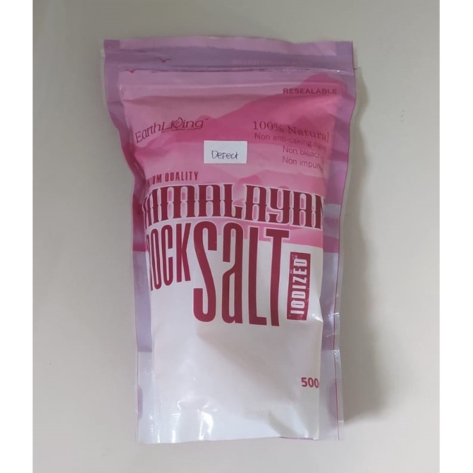 

NEW Promo Best Seller Earth Living Himalayan Rock Salt 500gr - DEFECT