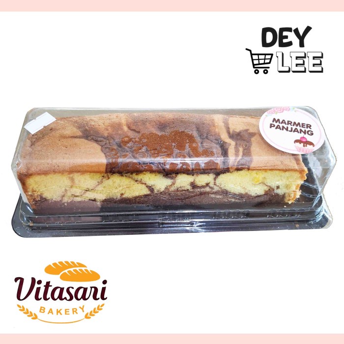 

VITASARI Marmer Cake Panjang Kue Bolu Marble Bandung