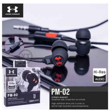 BUY 1 GET 1 Headset BIG BASS PM-02 SUPER BASS SUARA JERNIH Earphone stereo handsfree henset earphone earplug