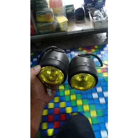 lampu trail tua doubel vintage