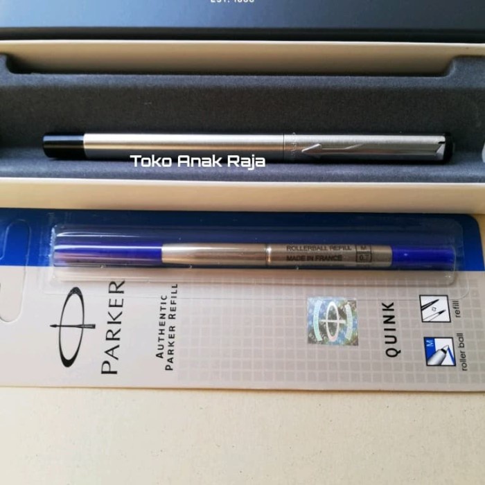 

[Promo]New PAKET 1 KLIK: 1 pc Parker VECTOR Stainless SS Rollerball + 1 pc Refill