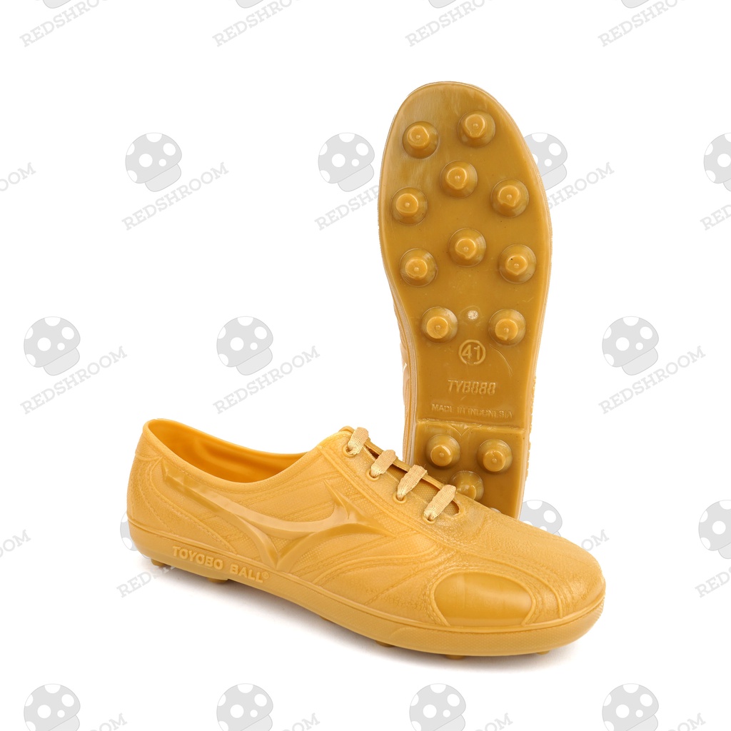 Grade Ori Sepatu Bola Toyobo 888 Hitam Putih Penthel Sepatu Sol Pul Pool Lokal Lentur Ringan