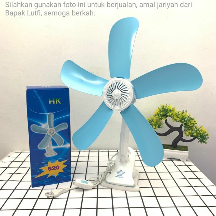 Kipas Angin Jepit Mini Fan HK 620 mm Kipas angin listrik