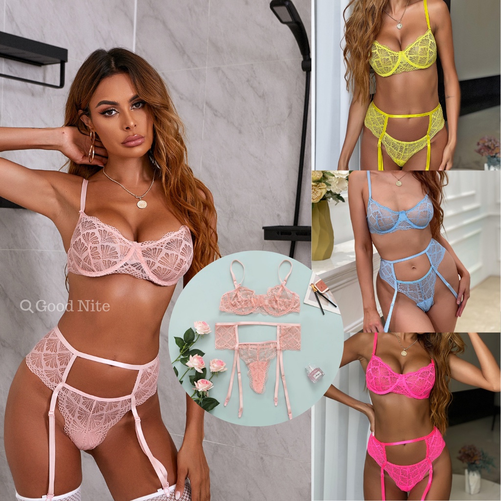 GN4585 hot bra kawat bra lingerie set gstring bra sexy menggoda