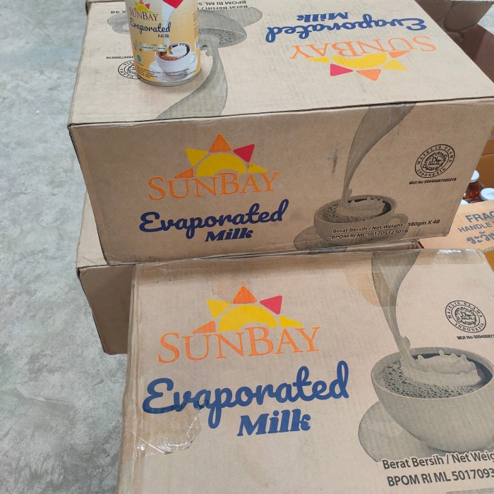 

susu evaporasi sunbay 380gr dus