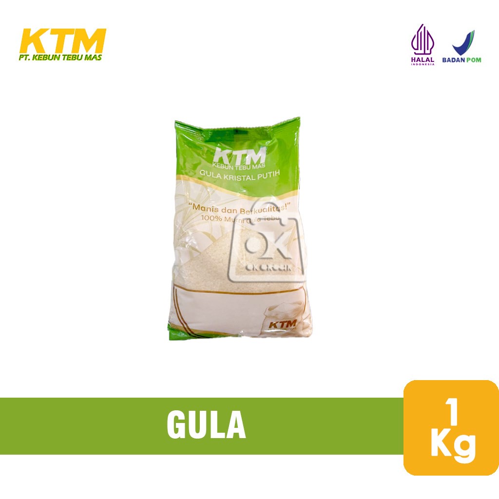 

Gula Pasir KTM Kebun Tebu Mas / Gula Kristal Putih (1 Kg)