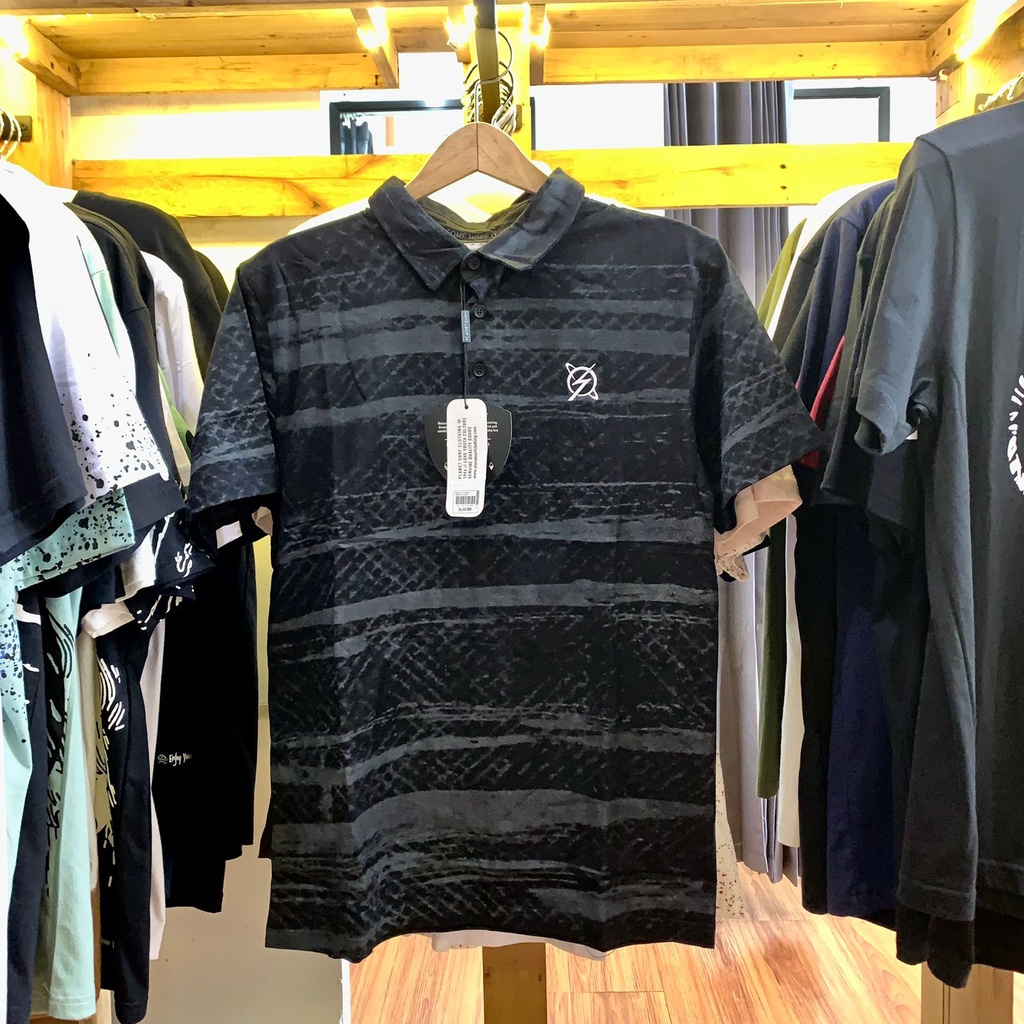 Poloshirt Planet Surf Miror ORI ALN5420 / Kaos Kerah Pria / Baju Branded