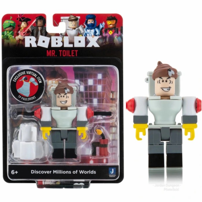 ROBLOX Wasteland Survivor, Trexa, Jailbreak or Mr Toilet Figure Satuan - Trexa