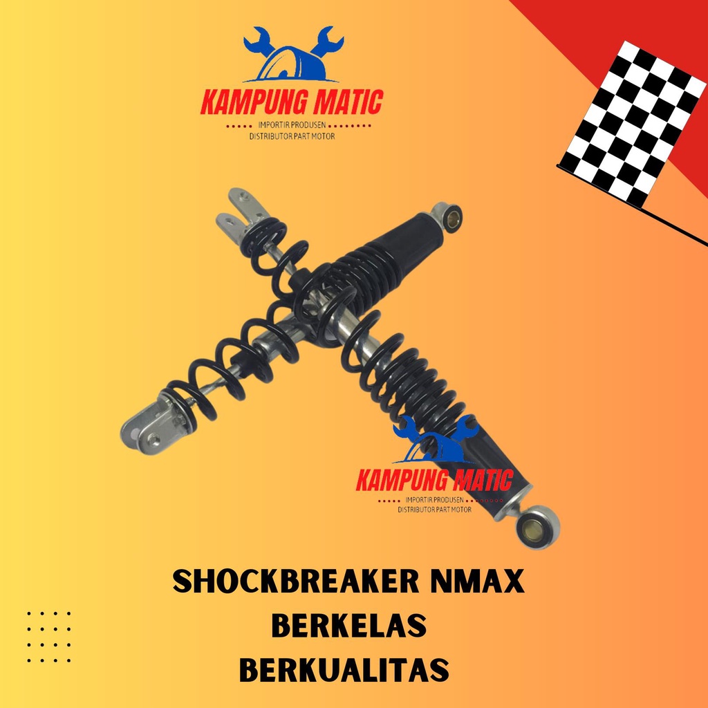 Shockbreaker NMAX Keihan Black - Upgrade Kualitas Suspensi Yamaha NMAX Anda