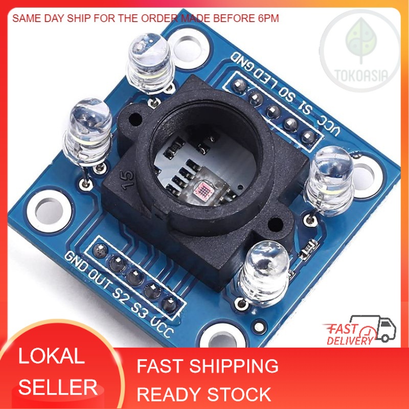 (Local Stock) GY-31 TCS230 TCS3200 Color Sensor Module Color Recognition Sensor Module gy-31 tcs230 