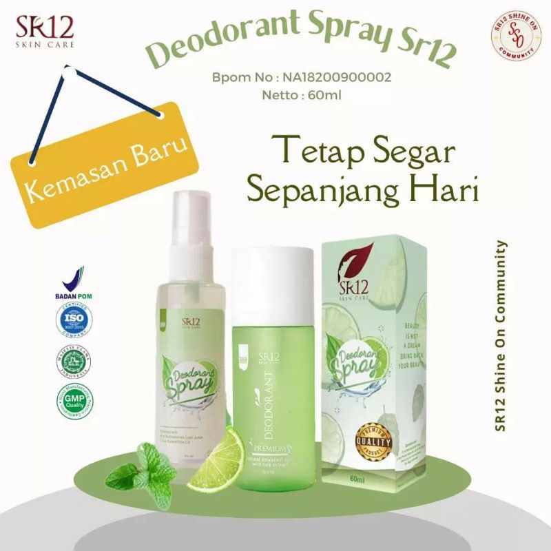 DEODORANT SPRAY SR12 / DEODORANT PREMIUM SR12 (ORIGINAL)