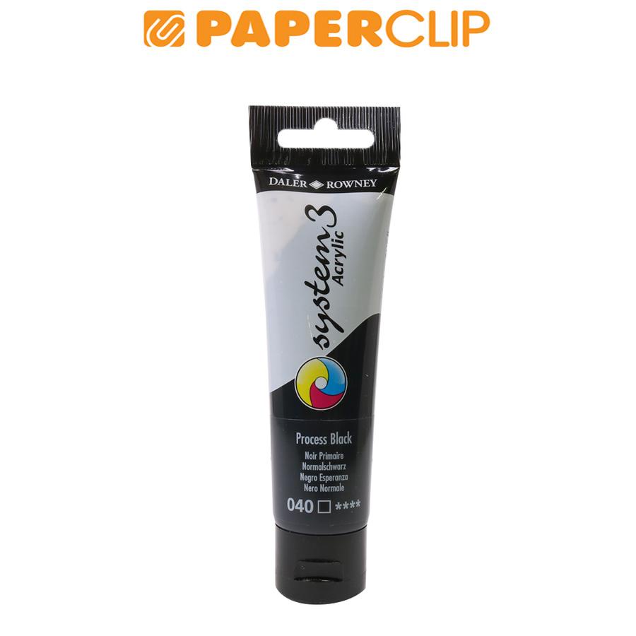 

ACRYLIC COLOR DALER ROWNEY SYSTEM3 59ML 129059040 PROCESS BLACK