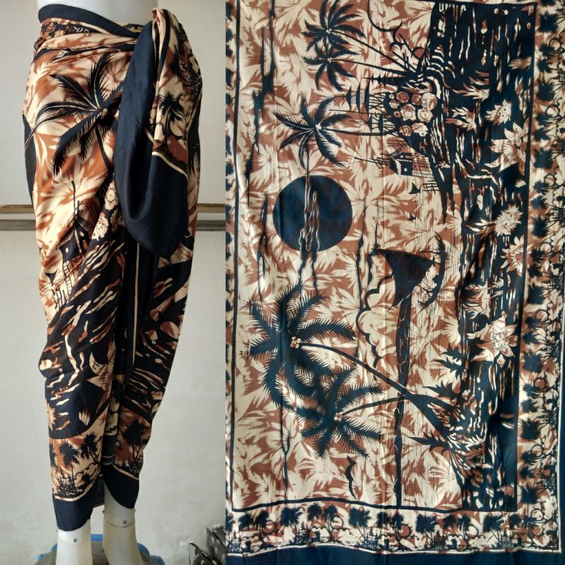 BAWAHAN KAIN LEMBARAN ROK LILIT BATIK PANTAI KHAS BALI WANITA JUMBO OVERSIZE PREMIUM