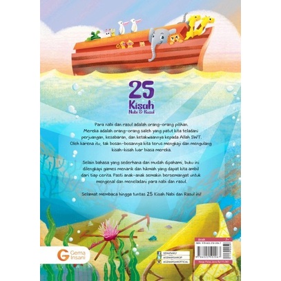 Terlaris ✨ - Buku 25 Kisah Nabi dan Rasul - Cerita Islami Anak Muslim Islam GIP ORI