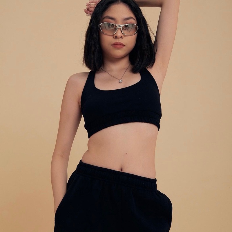 First Time Round - Sports Bra - Jet