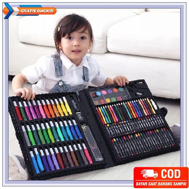

Pensil Warna 1 Set Crayon Set Colouring Set Alat Melukis Menggambar Anak 150Pcs / Set Pensil Warna Anak Isi 150pcs YPL333