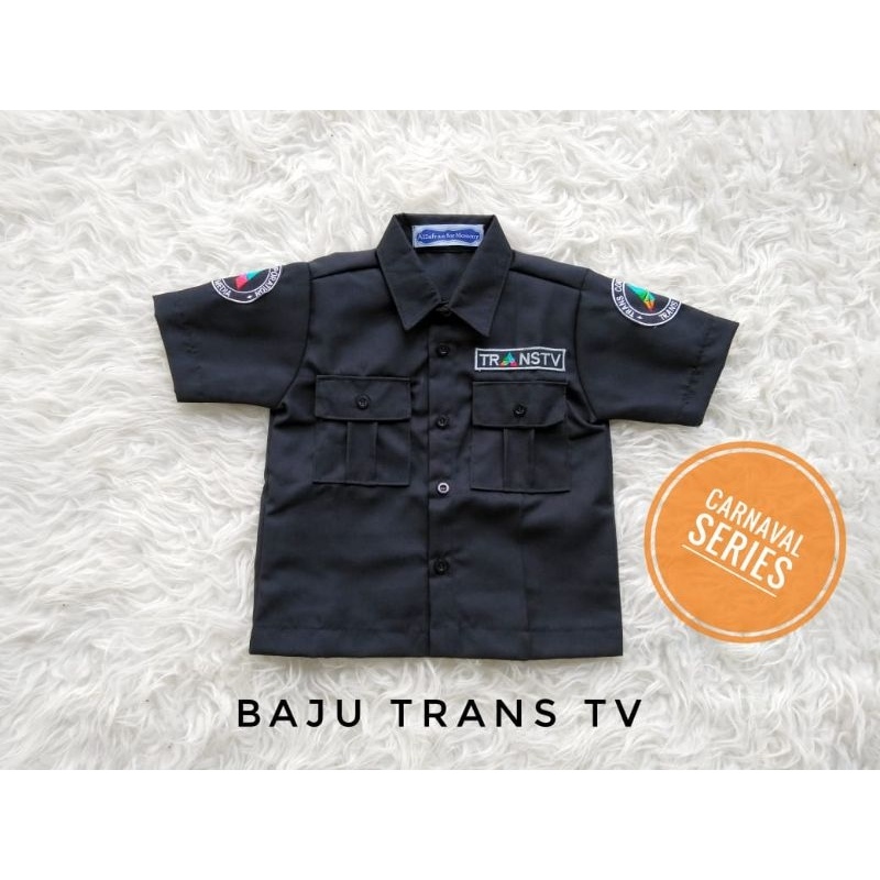 baju reporter TRANS TV/kostum reporter TRANS TV/baju reporter anak dan dewasa/baju TRANS TV/kostum T