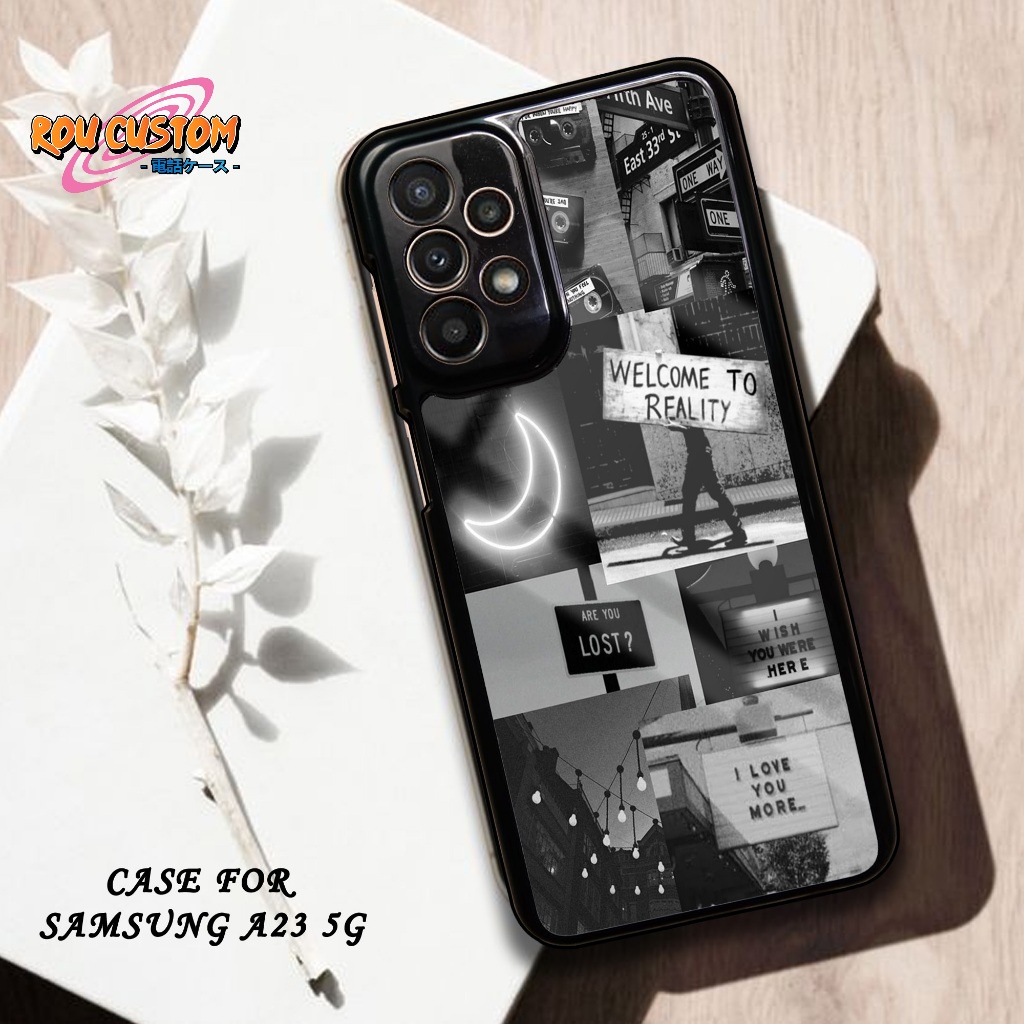 Case SAMSUNG A23 A73 A50 A50S A30S A10  - Casing SAMSUNG [ BLCK ESTETIK ] Silikon SAMSUNG - Case Hp 