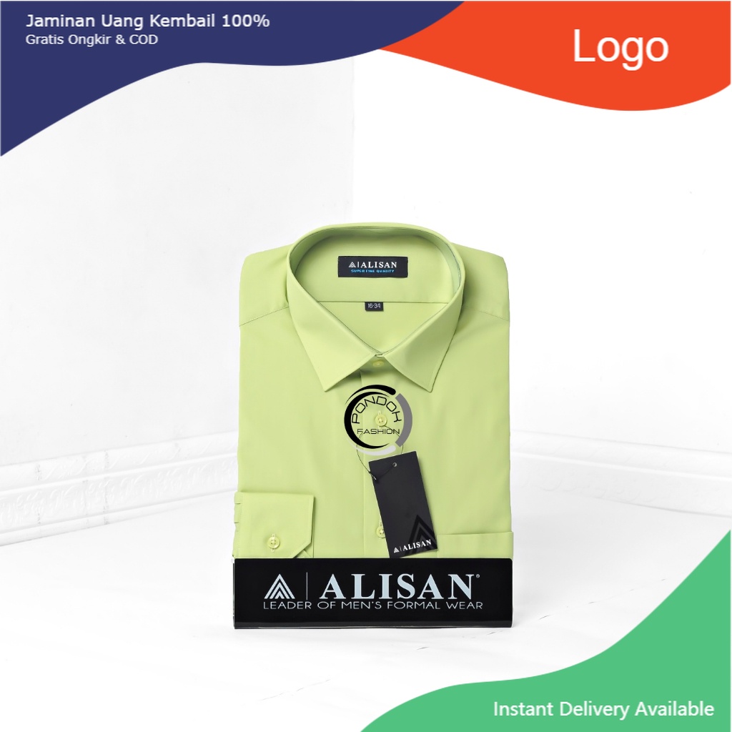 Kemeja Alisan Lengan Pendek | Polos | HIJAU SAGE | HIJAU BOTOL | HIJAU TOSCA | Reguler Original  Kem