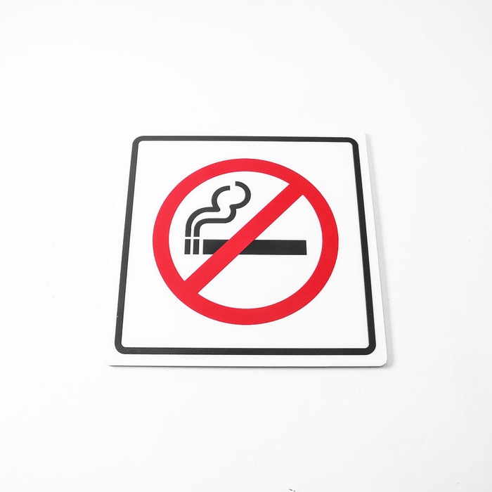 

Sign Board Akrilik | No Smoking | SBAS - 03