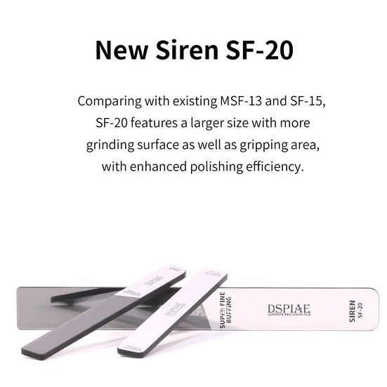 DSPIAE SF-20 Siren Ultimat precision file amplas kikir 10000 - 12000