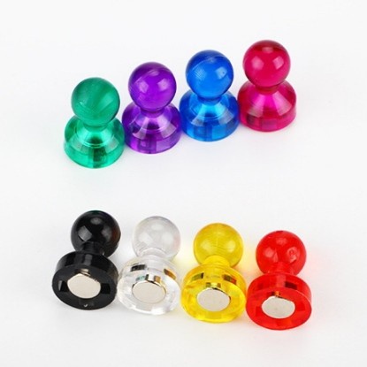 

Magnet Pin Penempel Kulkas / Papan Tulis Magnetik Warna Transparan
