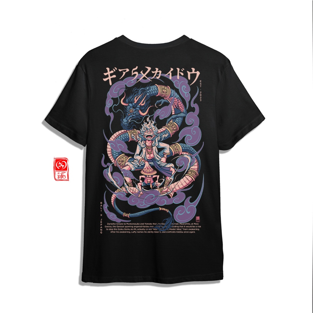 【COD】 LUFFY GEAR 5 X KAIDO (LIMITED TSHIRT SENIMAN BOCAH VERSHION) /