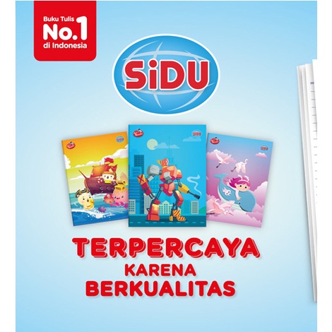 

BUKU TULIS SIDU 58 LEMBAR ISI 10 BUKU TEBAL MOTIF ACAK SESUAI STOK YANG ADA