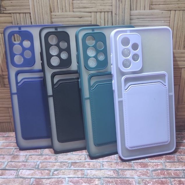 EllaStuff Samsung A52 Case Softcase POCKET CARD HOLDER Case Casing Samsung A52