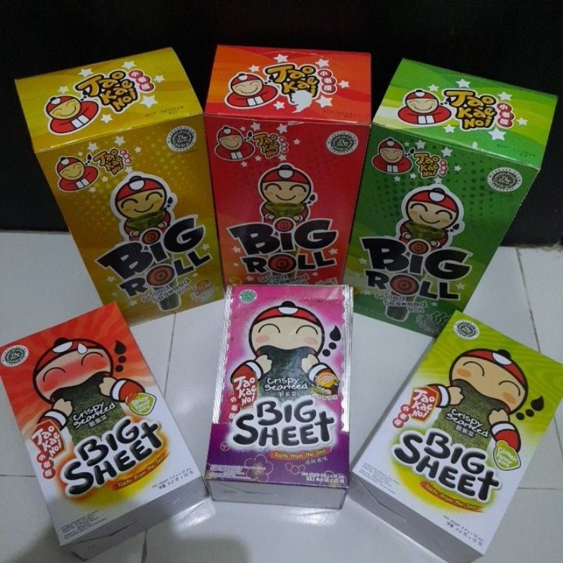 

Promo Grosir Tao Kae Nori Sheet 3.2gr Roll 3.6gr Nori Seaweed Rumput Laut (Aman +Buble)