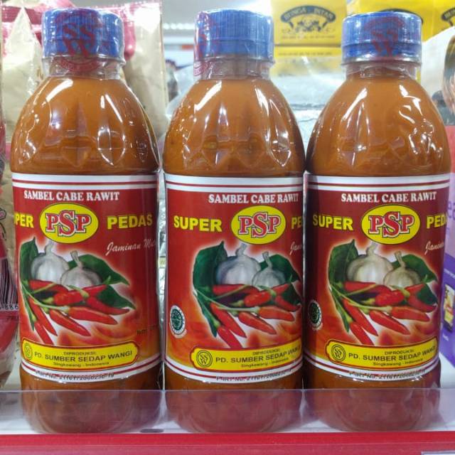 

Sambal Sambel Cabe Rawit PSP Super Pedas Khas Pontianak Singkawang