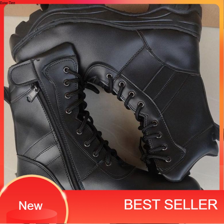 GYD119 SEPATU PDL TNI POLRI SOL ARMY SATPAM BANSER POL PP DAMKAR  PDL SEKOLAH SMK PDL SECURITY  PDL 