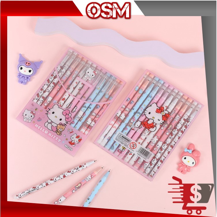 

OSM - S5930 Pena Karakter Bisa Dihapus / Pulpen Erasable / Pulpen Bisa Dihapus 12 PCS / Pena Hitam 12 PCS / Erasable Gel Pen