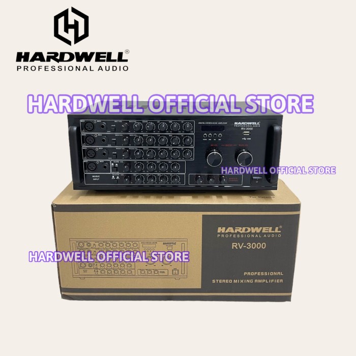 Power Amplifier Hardwell RV 3000 Original Ampli Karaoke