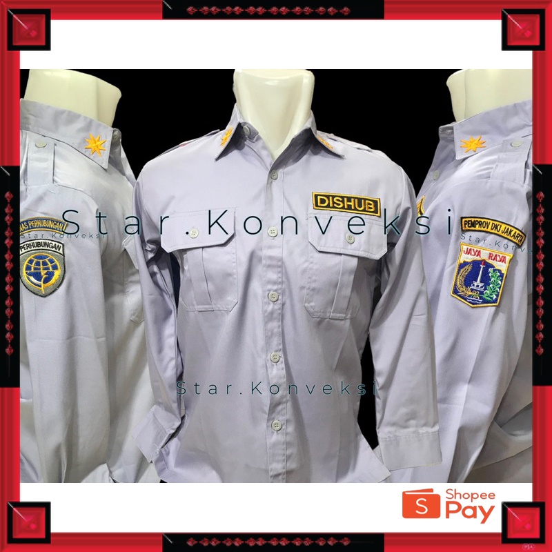 12.12 SERAGAM SALE / Seragam Kemeja PDH PDL BAJU DISHUB KEMENHUB Baju Dinas Perhubungan KEMENTERIAN 