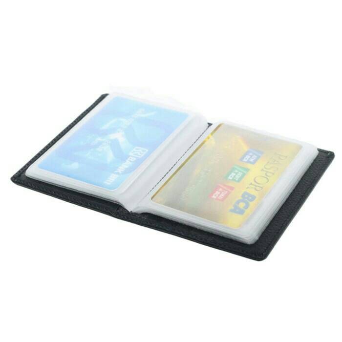 best -DOMPET KARTU / CARD HOLDER KULIT BRAUN BUFFEL - Motif jeruk