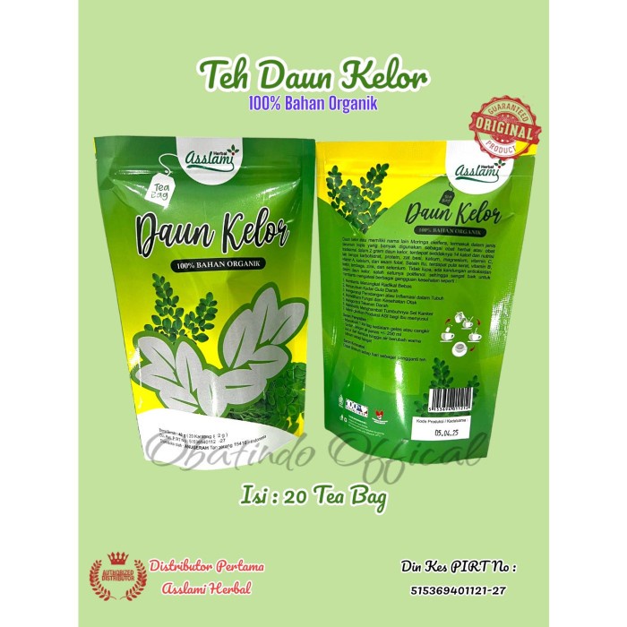 

Bisa COD Daun Kelor | Teh Celup Daun Kelor Murni Asslami | Radikal Bebas kemasan pouch Menangkal Radikal bebas, Menurunkan kadar Gula darah, Mengontrol tekanan darah, dll jamu herbal termurah