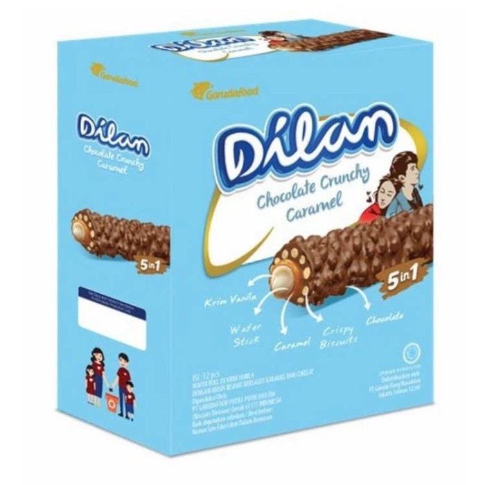 

Dilan Chocolate Crunchy / 1 Pak / 12 Pcs