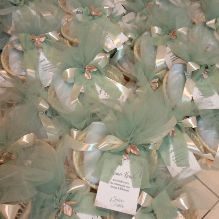 Souvenir Siraman Soap Handuk Bordir + Sisir Hampers Pengajian Miza Set