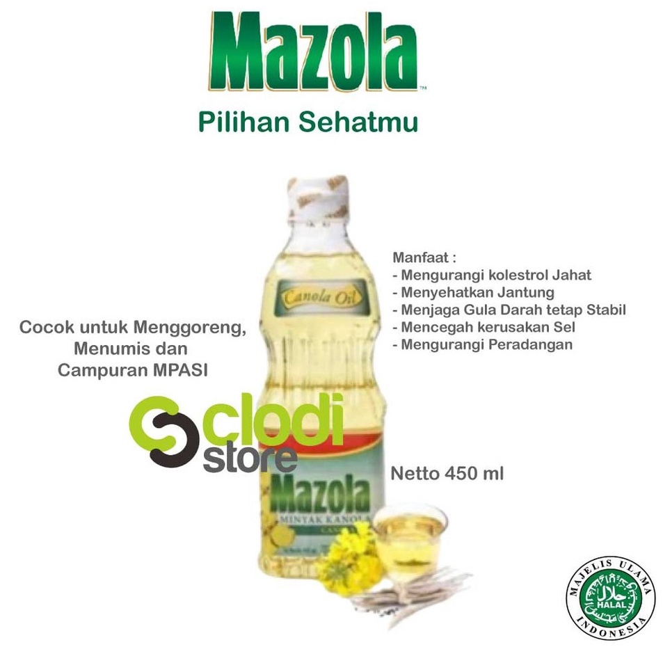 

COD PROMO TERBATAS FREE MINI GOLD Mazola canola oil 450ml Lemak Tambahan MPASI