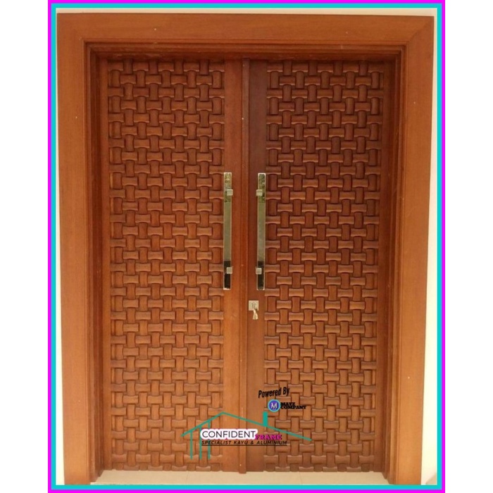 Pintu Kupu Tarung Minimalis Kamper/Set Pintu Kupu Kupu Solid Anyaman
