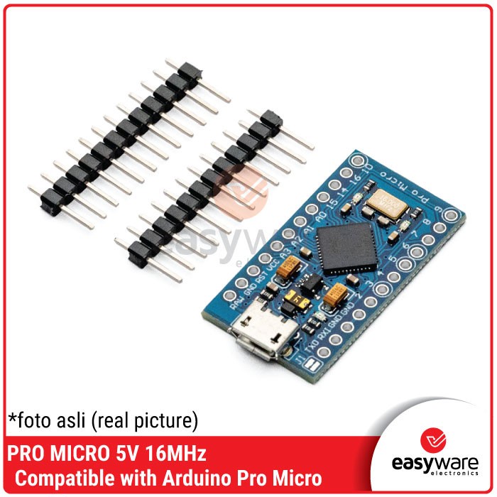 

ARDUINO PRO MICRO ATMEGA32UA 5V 16Mhz CO27