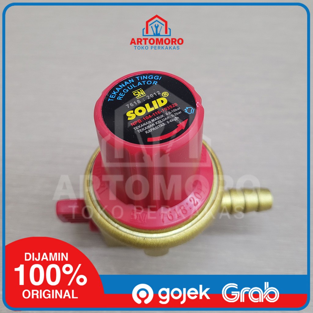 SOLID Regulator LPG / Kepala Regulator Gas LPG