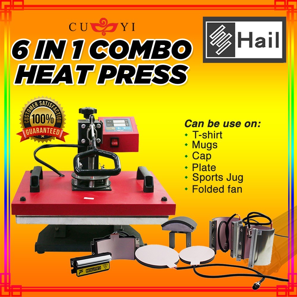 

Mesin Press Kaos( 6 IN 1 ) CUYI Heat press Machine