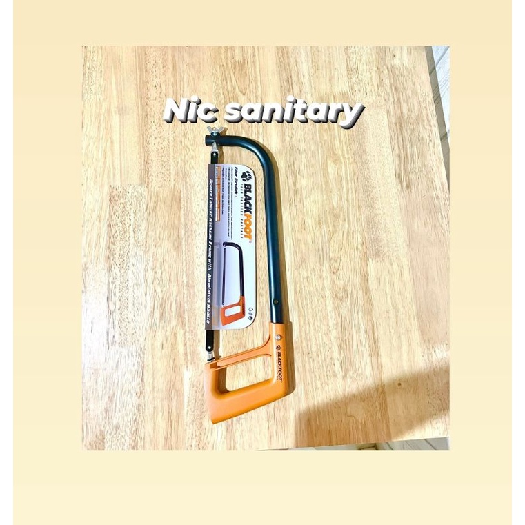 gagang gergaji Blackfoot besi aluminium BONUS Mata